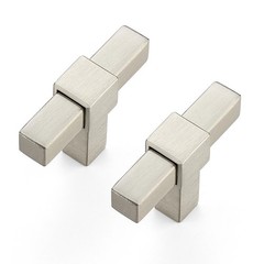 20 PCS 2 Inch Overall Length Brushed Nickel Cabinet Handles Drawer Pulls