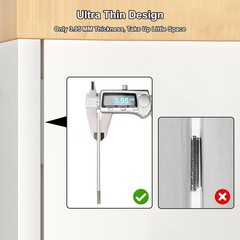 12 Pack Ultra Thin Cabinet Magnetic Door Catches