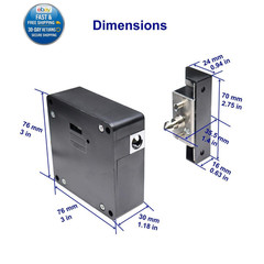 RFID Electronic Cabinet Lock Hidden DIY for Wooden Black
