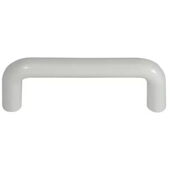 Plastics 4 In. Center-To-Center White Bar Pull Cabinet Pull (25-Pack)