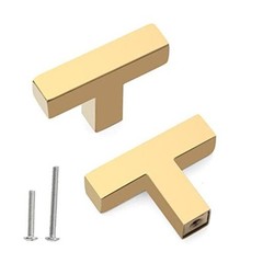 Single Hole Cabinet Pulls – No Hole Centers – Set of 2