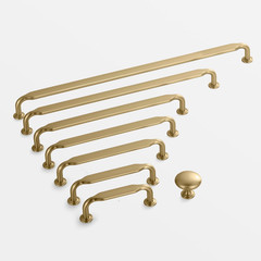 Brushed Champagne Bronze Cabinet Pulls – 10 Pack Modern Hardware 12.6