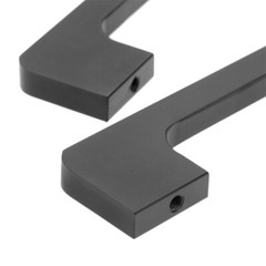Classic European Black Wardrobe Door Pull Handle Furniture Drawer Cabinet Knobs