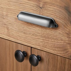 40Pcs Cabinet Door Stainless Steel Handles Drawer Pulls Knobs Bathroom Kitchen