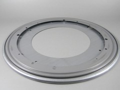 LOT OF 5 FLAT LAZY SUSAN BEARINGS – 12 INCH ROUND – with stop detent