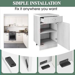 Ultra Thin Cabinet Door Magnets Catch,Magnetic Door Catch,Cabinet Latch Magne…