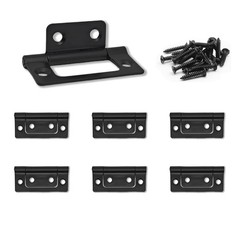 6 Pack Non-Mortise Door Hinges with Screws, 2 x 0.9 Inches Bifold Butt Cabine…