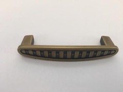 10 Pulls Handles Kitchen Cabinet Drawer Antique Brass Striped Basket