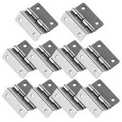 10pcs Tri-fold Hinge Nickel Plated Silver Wooden Box Hinge HIGH QUALITY