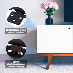 Kitchen Cabinet Hinges Overlay Self Closing Face Mount Cupboard Door Hinge LOT