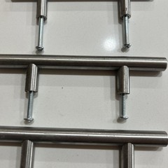 Cabinet Handle Pulls 5 1/4 Inches Used Brushed Nickel Lot Of 18