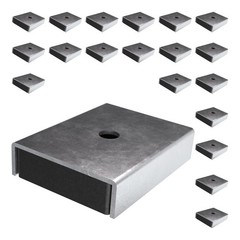 Master Magnetics Ceramic Latch Magnet Assemblies – Rectangular with Center Ho…