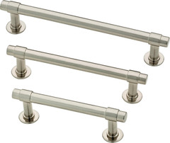 Francisco (1-Pack) Cabinet Handles 5-1/16″ Hole Center Pulls | Satin Nickel Hard