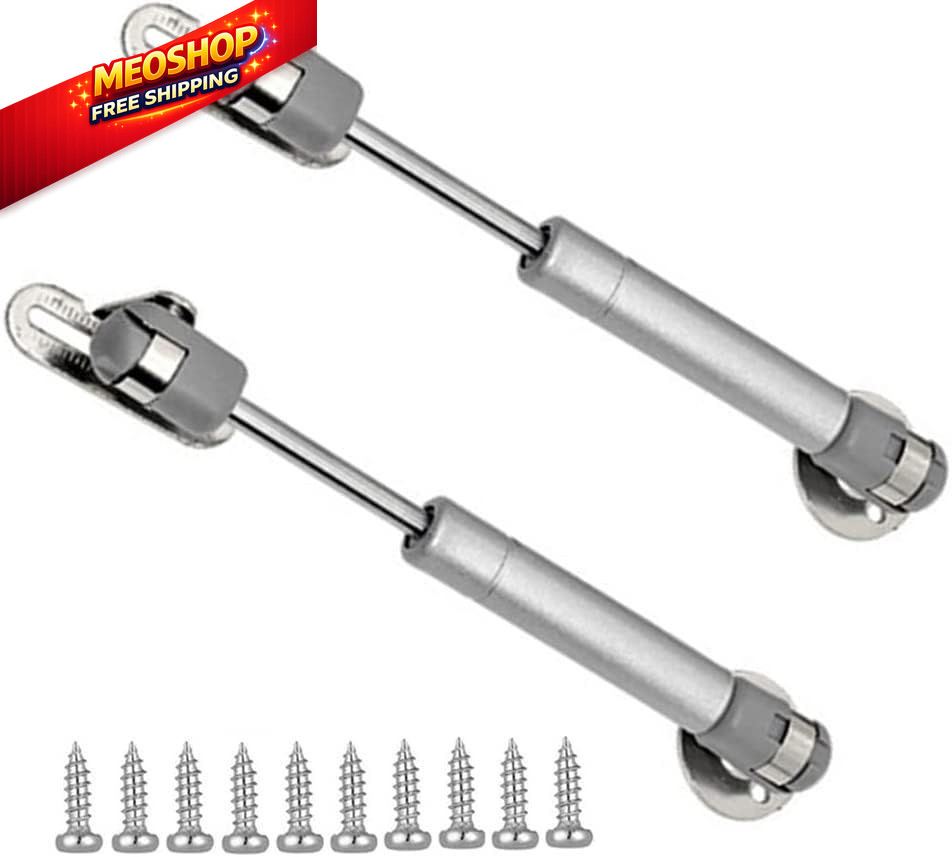 20N Gas Strut 7 Inch Cabinet Spring Lift Supports Lid Stay, 2Pcs – Silver