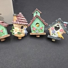 Country Heart Birdhouse Drawer Pull Cabinet Hardware Set New Box