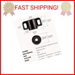 Keenkee 4 Pack Magnetic Cabinet Door Catch with Neodymium Magnet Cabinet Latch M