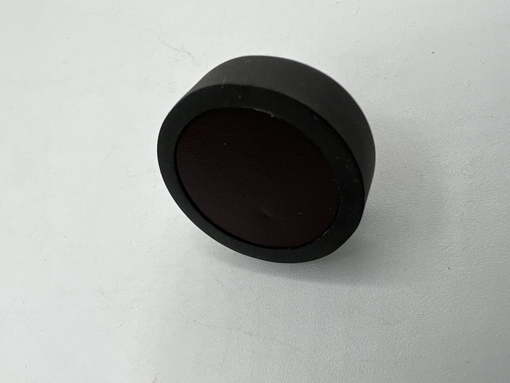 Rejuvenation Kennaston Cabinet Knob 1 1/4 Oil Rubbed Bronze Black Cherry Leather