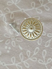 HELLOPET Cabinet Knobs 10 Pcs Ivory White 33mm~NEW/Open Box