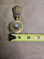 Set Of 8 French Romantics Tassel Pulls Knobs Tumbled Brass Former Sales Display