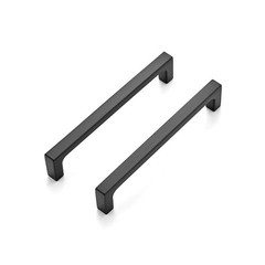 15 PCS 5 Inch Hole Centers Matte Black Cabinet Pulls Kitchen Drawer Handles