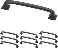 – Soft Iron Cabinet Handles, 4 Inch Hole Center, Pulls