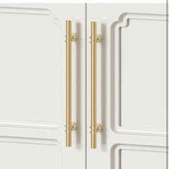 Rergy 10 Pack 5 Inch Gold Cabinet Pulls Heavy-Duty Kitchen Cabinet Handles Zinc