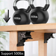 4 Pack Folding Brackets, Self-Lock Hinge with Screws for Folding Table Legs, Loc