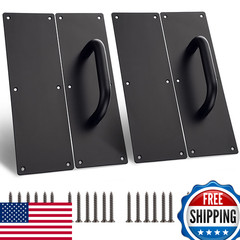 Sumnacon 2 Sets 12″ Stainless Steel Door Handles Pull Push Plate