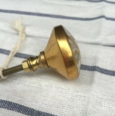 Mother Of Pearl Inlaid Pull Knob Handle Decorative Door Drawer Cabinet Hardware