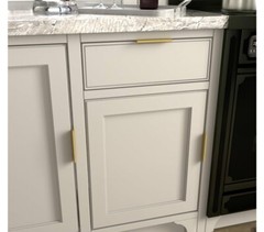 Goldenwarm Finger Edge Pull Champagne Gold 12 Count For Cabinets Dresser Drawer