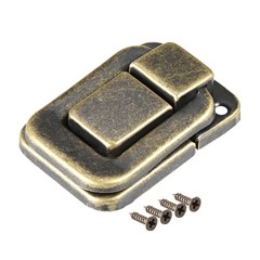 Toggle Latch, 48mm Bronze Decorative Hasp Jewelry Wooden Box Catch 4 pcs