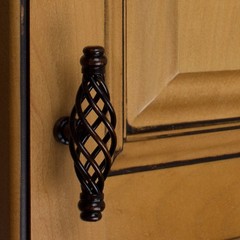 GlideRite 3-1/4″ Double Birdcage Cabinet T-Knob Rustic Bronze 3802-82-ORB-1