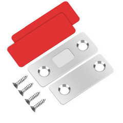 10 Set Ultra-thin Invisible Punch-Free Magnetic Sliding Door Cabinet Closer Part