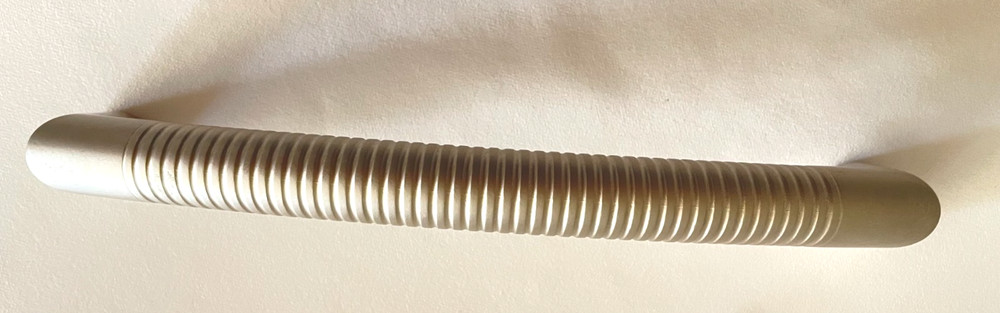 Twelve Brushed Nickel Ridged New 7 Inch Cabinet Pulls 10.00 each