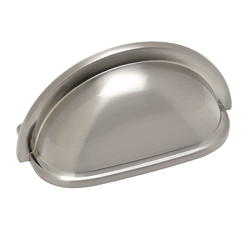 Cosmas Cabinet Hardware Satin Nickel Cup Pulls #4310SN