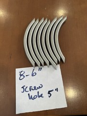 Cabinet Pulls Brushed/Matte Nickel 5” Center to Center & 6” Overall -8Count