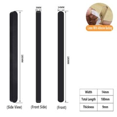 Self Adhesive Handles Alu Wardrobe Cabinet Knob Drawer Door Pull Handle 180mm