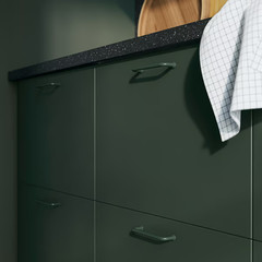 IKEA BAGGANAS BAGGANÄS Handle Deep Green 2 Pack 5 5/8″ 405.880.03