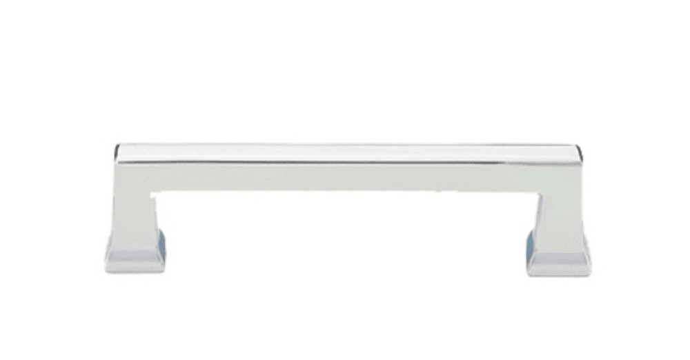 Emtek 86484US26 Alexander 4” Center Handle Cabinet Pull- Chrome