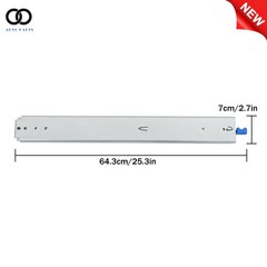 1Pair Heavy Duty Drawer Slides 24″ 500 lbs Load Capacity Side Mount Extension