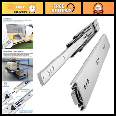 20″ Soft Close Heavy Duty Drawer Slides, 265lb Capacity, 3-Fold Full Extension,