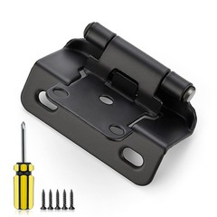 60 Pack 30 Pairs 1/2 inch Overlay Kitchen Cabinet Hinges Self Closing Door Ki…