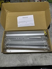 Ravinte 12” Cabinet Finger Pulls, Box of 25 Aluminum Pulls, Silver color