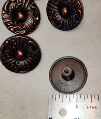 Brainerd, allen + roth Copper Tone Lot of 9 Cabinet Drawer Pull PROVINCIAL Knob