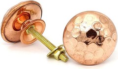 ‘s Hammered Copper Door Knobs Cabinet Pulls for Cabinets, Drawers and Dressers–D