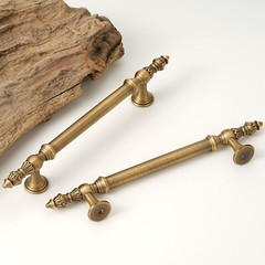 Brass Cabinet Pulls 5″ Drawer Pulls Unique Cabinet Handles for Cupboard Dresser