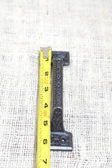 8 Cast Iron Handles Gate Pull Shed Door Handle Drawer Pulls 6 1/4″ Vintage Style