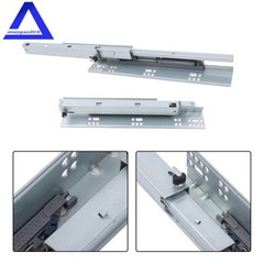4 Pairs Undermount Drawer Slides 12 inch Undermount Soft Close Drawer Slides