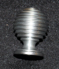 Lot of 4 Omnia Cabinet Knob 1.2″ Spherical Art Deco Satin Chrome NOS RARE!