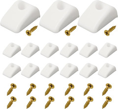 15 Pack Cabinet Drawer Bumpers, Hardware Furniture Drawer Slide Bumper for Roll